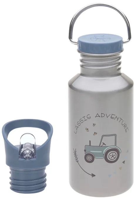 Lässig - Trinkflasche Adventure Edelstahl 500 ml - Traktor