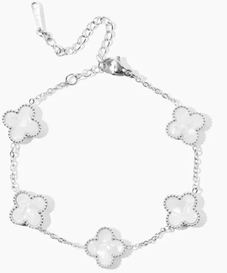 Dein Silber Vierblatt-Armband