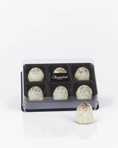 Schaumküsse - Mini Liquorice - 6 Stück - Summerbird Organic