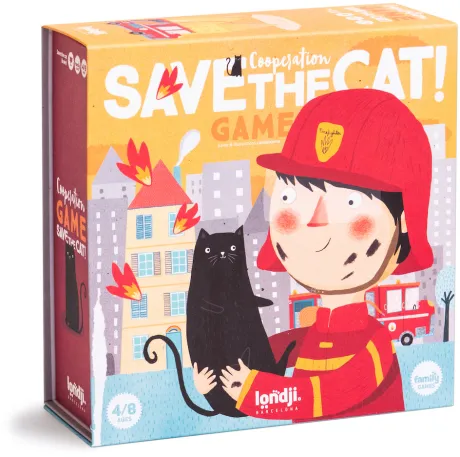 Londji Kooperationsspiel | Save The Cat! | Für Kinder von 4-8 Jahren
