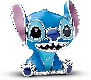 PANDORA Moments Disney Stitch Charm aus Sterling Silber, Kompatibel Moments Anhänger, 793815C01 : Amazon.de: Fashion