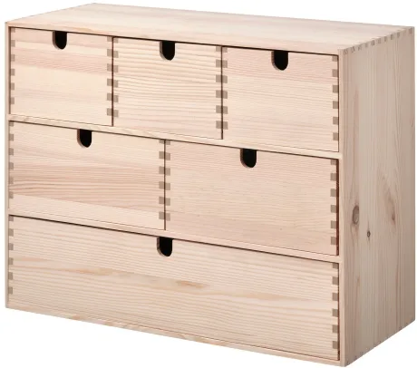 IKEA MOPPE Mini-Kommode, Kiefer, 42x18x32 cm