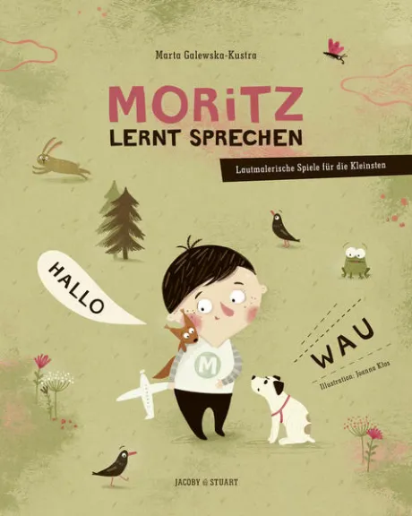 Buch (kartoniert): "Moritz lernt sprechen"