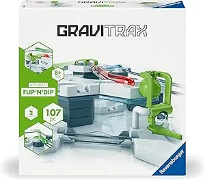 Ravensburger 27485 - GraviTrax Actionset Flip`n`Dip - GraviTrax Starterset - Murmelbahn und Konstruktionsspielzeug ab 8 Jahren, alleine bespielbar: Amazon.de: Spielzeug