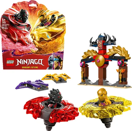 LEGO Ninjago 71826 Drachen-Spinjitzu Battle Pack Bausatz, Mehrfarbig | MediaMarkt