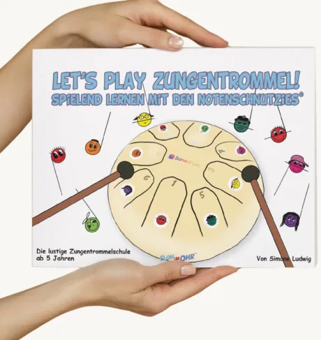 Sonodrum Let’s Play Zungentrommel – Lernheft einzeln - Floh im Ohr TV 🎵 | Notenschnutzies Lernheft