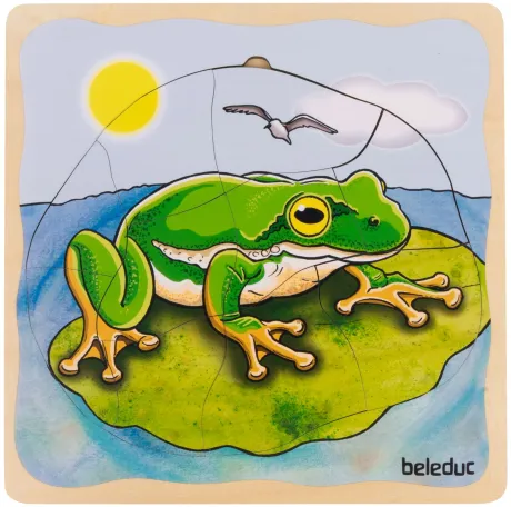 Lagen-Puzzle Entwicklungspuzzle Frosch - Beleduc 17053
