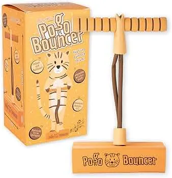Lutz Mauder Pogo Stick Bouncer - Hopper - Indoor - Outdoor - Spielzeug TapirElla Tiger - Fun Jumper - Spiel für Mädchen und Jungen von 3 bis 8 Jahre: Amazon.de: Spielzeug