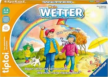 Ravensburger tiptoi Spiel 00118 Mein Wetter Lernspiel ab 3 Jahren für 1-4 Spieler: Amazon.de: Spielzeug