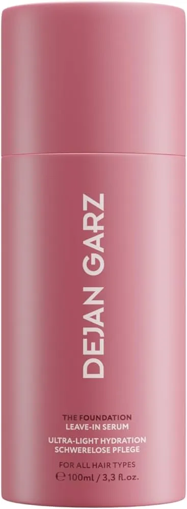 Dejan Garz Leave-In Serum – The Foundation – Anti-Frizz & Feuchtigkeit – Für trockenes & strapaziertes Haar – Leichte Pflege ohne Beschweren, 100 ml : Amazon.de: Kosmetik