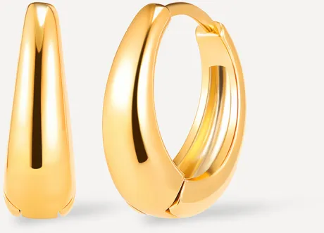 Graceful Dome Ohrringe Gold | ICRUSH