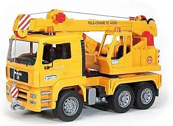 bruder 02754 - Man TGA Kran LKW - 1:16 Lastwagen, Laster, Kranwagen, Baufahrzeug, Baustelle: Amazon.de: Spielzeug