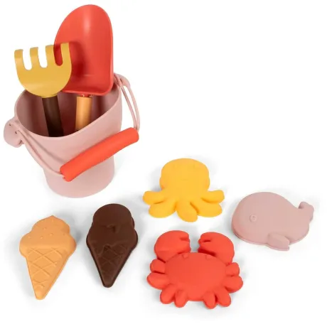 FILIBABBA - Silikon Strandset - Peach Mix