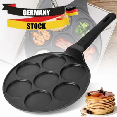 Pfannkuchen Pfanne, 7-Kreis-Formen, 27 cm Pancake Pfanne Spiegelei Eierpfanne DE | eBay.de