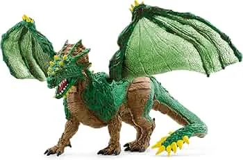 SCHLEICH ELDRADOR Creatures | Dschungeldrache 70791 | detailgetreue Monster Spielfigur mit beweglichen Flügeln | tolles Geschenk für Mädchen und Jungen | Spielzeug ab 7 Jahren | 28 x 17 x 11 cm: Amazon.de: Spielzeug
