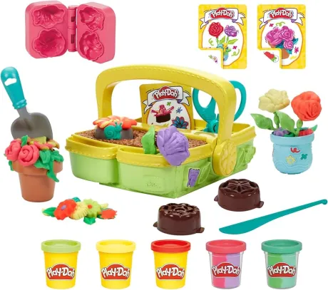Play-Doh Bunter Blumenspaß Spielset – kreatives Bastelset für Mädchen und Jungen ab 3 Jahren für fantasievolles Spielen mit bunten Blumen, mit Formen und bunter Modelliermaße: Amazon.de: Küche, Haushalt & Wohnen
