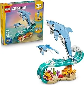 LEGO Creator 3-in-1-Set Meerestiere: Wunderschöne Delfine