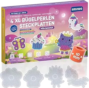 Smowo® 10mm Bügelperlen Steckplatten Märchenwelt