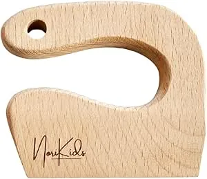NoriKids Kindermesser aus Holz – Kinder Küchenmesser – Für Obst, Gemüse & Brot – Sicher & spielerisch schneiden Lernen – Montessori Messer ab 2 Jahre: Amazon.de: Spielzeug