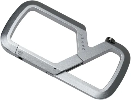 The James Brand Mehlville, silver, Karabiner | Günstiger shoppen bei knivesandtools.de