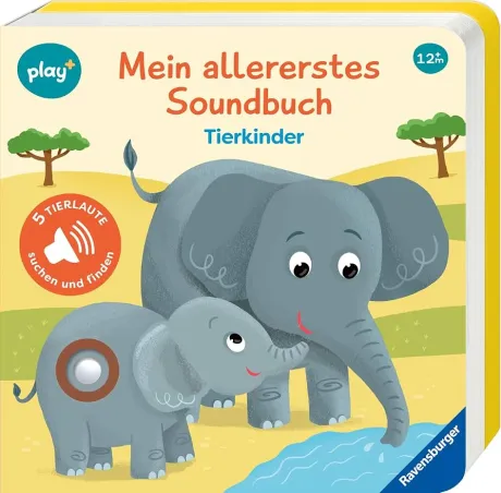 Ravensburger Play+ Mein allererstes Soundbuch: Tierkinder, Baby-Buch ab 1 Jahr, Sachen suchen und hören: Sachen suchen und hören : Dynamo Limited, Höck, Maria: Amazon.de: Bücher