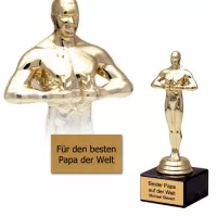 Siegerstatue - Pokal mit individueller Wunsch-Gravur
