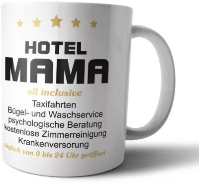 Hotel Mama Tasse Muttertag Geschenk- jetzt gÃ¼nstig online kaufen | Wikingerversand.de