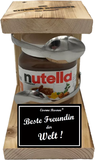 Geschenke für Freundin - Löffel Nutella Geschenk - Die Nutella Geschenkidee