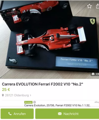 Dies wäre ein guter Partner für meine schwarzen F1-Rennwagen...