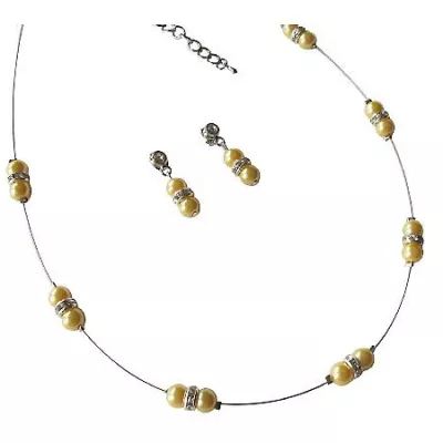 The Pretty Yellow Pearl Jewelry Birthday Or Anniversary Gift | Fruugo DE