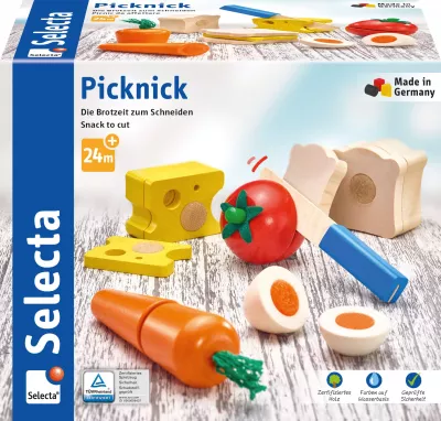 Selecta 62020 Picknick, Klett und Schneidespielzeug, 13 Teile: Amazon.de: Spielzeug