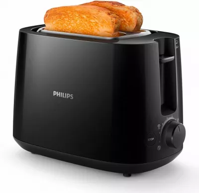 Philips Toaster HD2581/90 Daily Collection, 2 kurze Schlitze, 830 W, integrierter Brötchenaufsatz, 8 Bräunungsstufen, schwarz online kaufen | OTTO