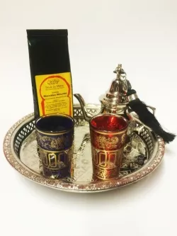 Orientalischer Marokko Tee Set Nadia klein | Orientalische Tabletts