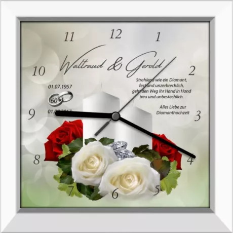 Diamantene Hochzeit: Geschenkidee