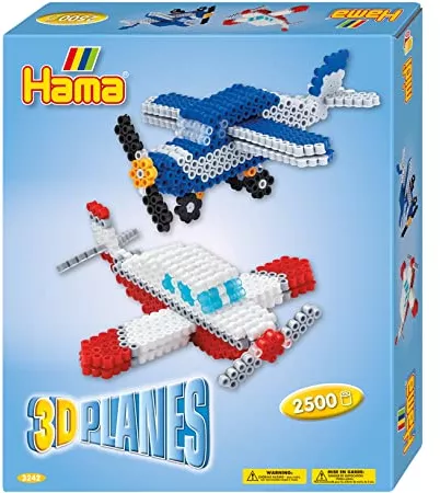 Hama 10.3242 3D Planes Craft Set, Bunt: Amazon.de: Spielzeug