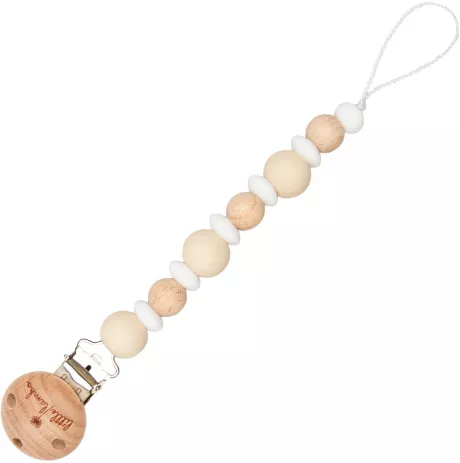 Little Lambo Schnullerkette Silikon & Holz 'Ivy' creme online kaufen