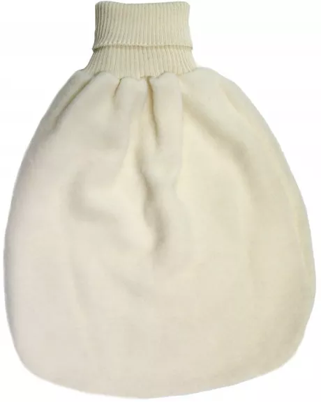 Engel Natur Strampelsack 100% Bio-Schurwollfleece (kbT) natur, Länge 47 cm