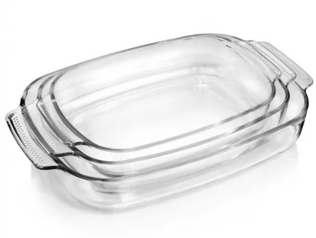 SÄNGER Auflaufform »Auflauf«, Borosilikatglas, (3-St), Ineinander lagerbare Formen online kaufen | OTTO