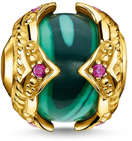 Karma Bead mit imitiertem Malachit – THOMAS SABO