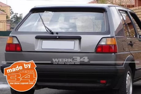 Heckscheibenumrandung, passend für Golf II GT/GTI