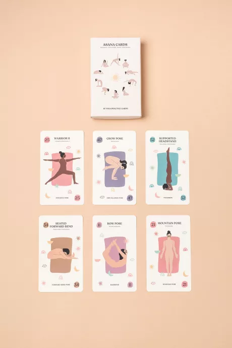 ASANA KARTEN Yoga Übungskarten YogaKarten Yoga Posen | Etsy
